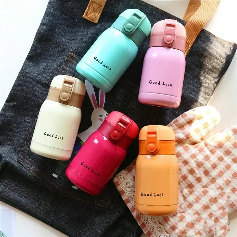 200ml/360ml Pocket Cup Stainless Steel Thermal Coffee Mug Vacuum Flask Insulated Hot Water Bottle Kids Gift Mini Thermos Cup